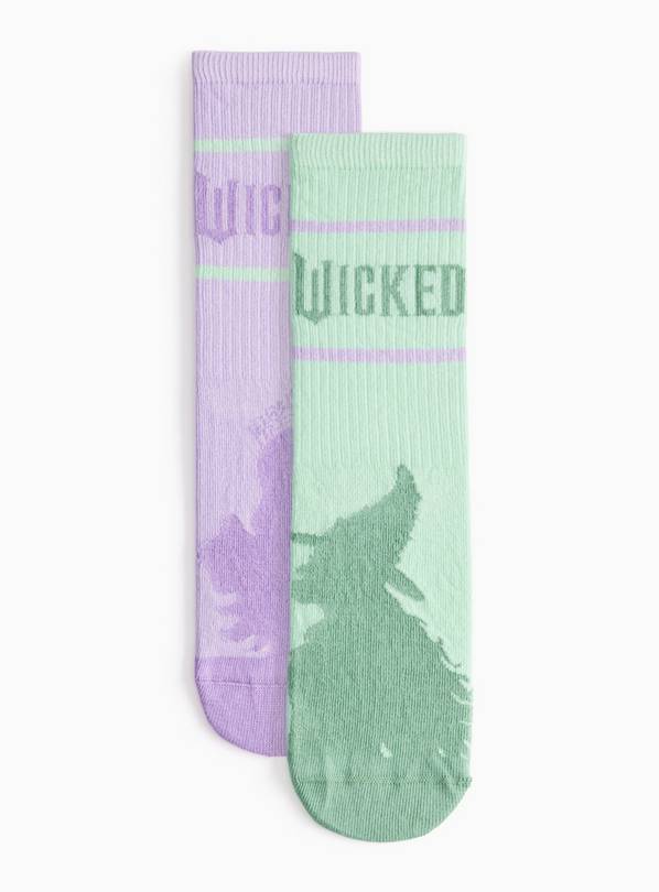 Wicked Ribbed Ankle Socks 2 Pack 4-8